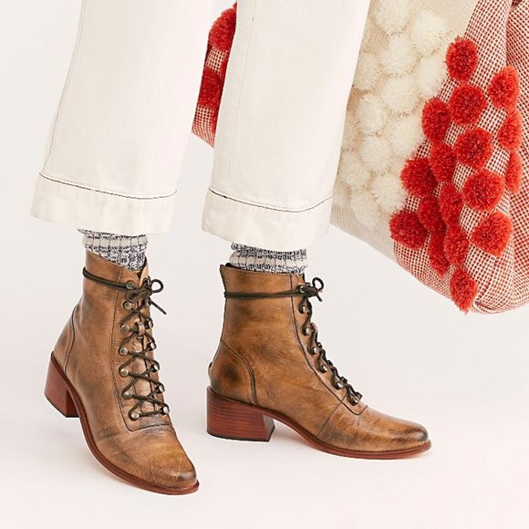 Free People Shoes - NWT Free People Eberly Lace-Up Boots 37